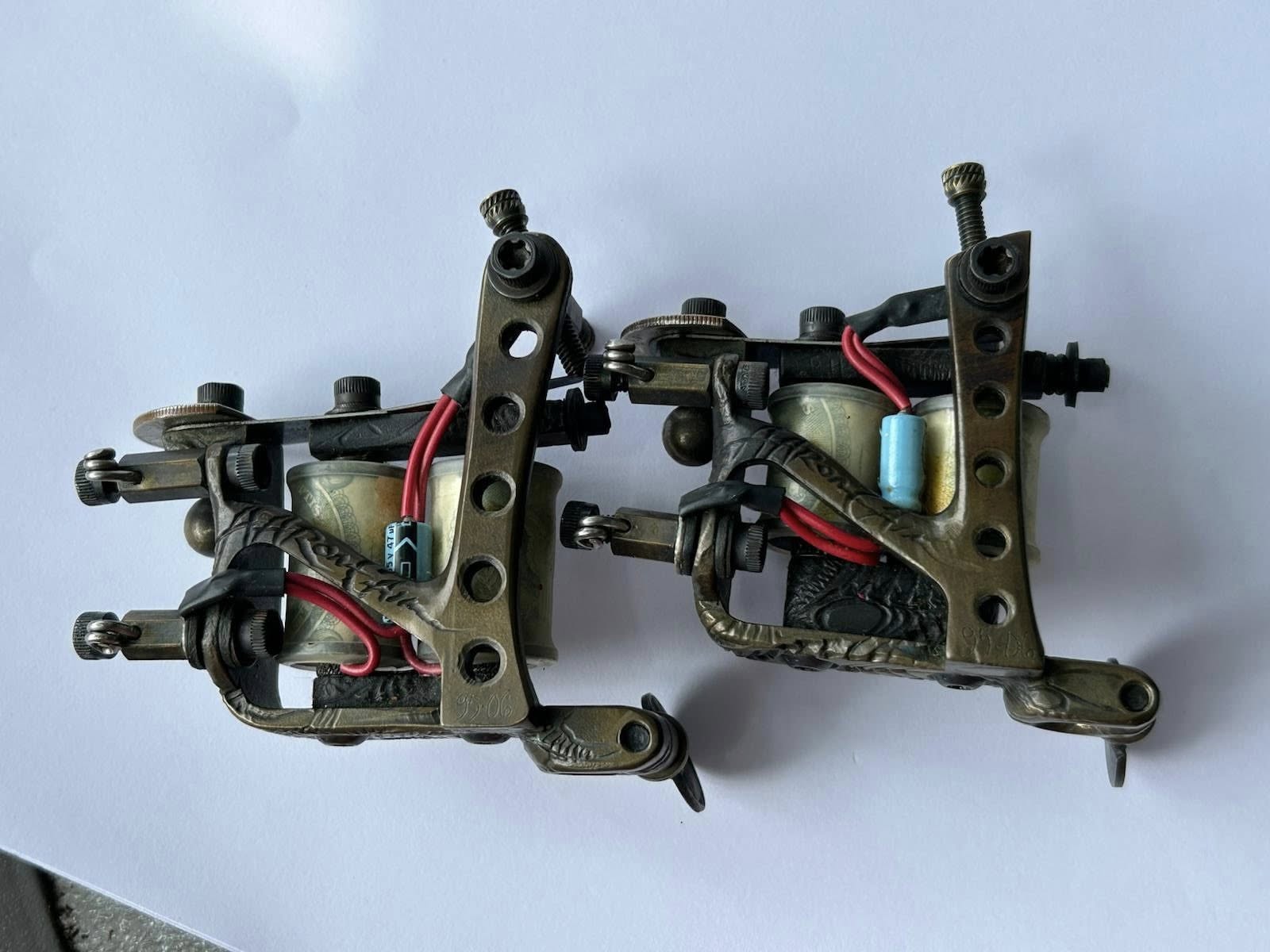 Aaron Cain Vintage Tattoo Machine Set Jonesy Style 2005