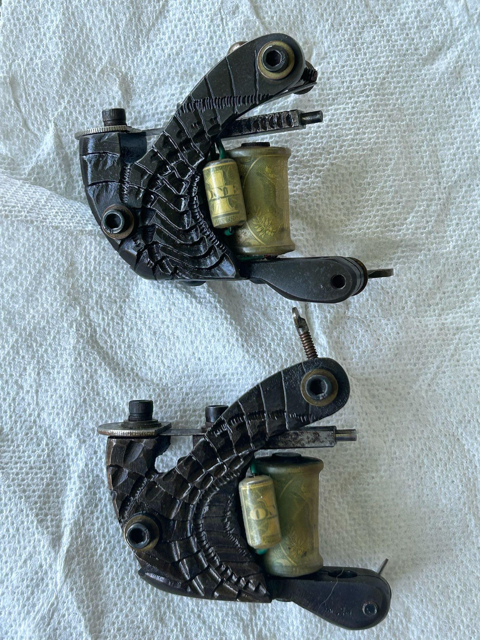1999 Aaron Cain | Seth Ciferri Set #54 1/2 #51 Vintage Tattoo Machines