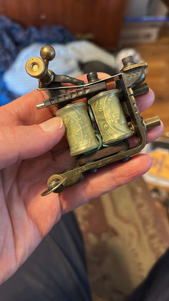 Vintage Aaron Cain Tattoo Machine 1999 #60